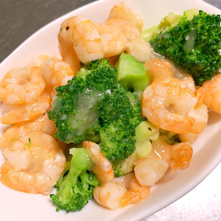 エビとブロッコリーの炒めもの レシピ 作り方 By まいこー 楽天レシピ